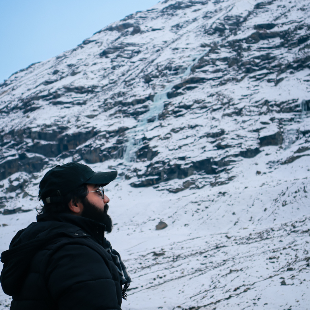 koksar village on Lahaul and Spiti valley road